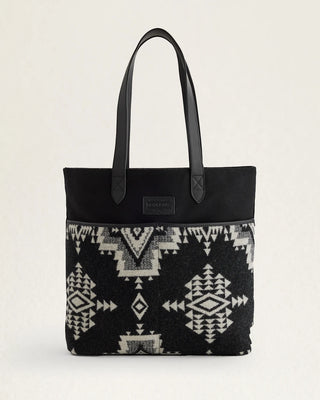 Rock Point Wool/Leather Market Tote