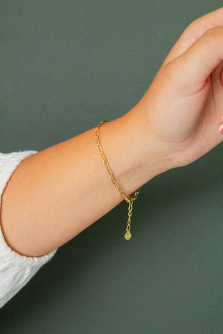 Paperclip Chain Bracelet