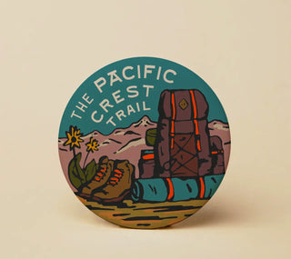 Pacific Crest Trail Round Magnet