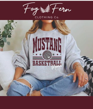 Mustang Basketball Mama Solid Design - (Adult + Youth)