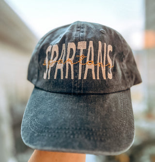 Double Spartan Embroidered Adjustable Hat