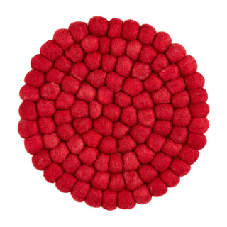 Mudpie Holiday Pom Trivet