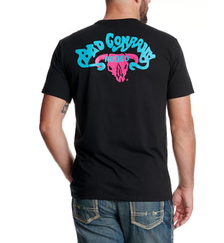 HOOEY MEN'S BLACK BAD COMPANY GRAPHIC T-SHIRT