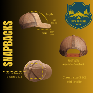 Pnw Arrows Trucker Hat - Mesh Adjustable Snapback