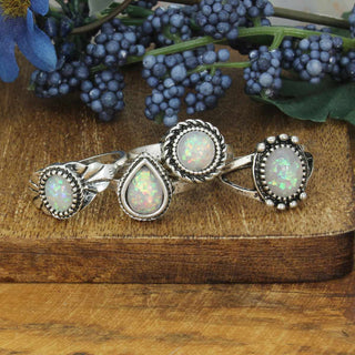 Opal & Silver Ring