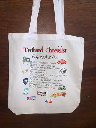 Twihard Checklist Tote Bag