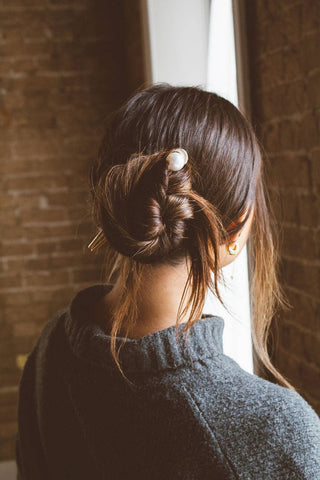 Long Pearl Hair Pin