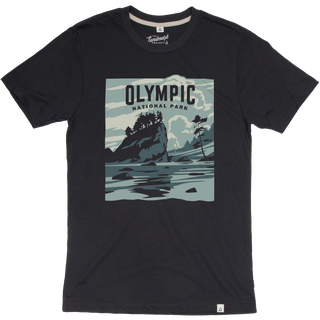 Olympic National Park Tee: Deep Navy / M