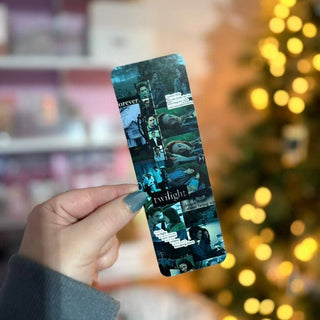 Twilight Collage Dual-Sided Cardstock Bookmark: