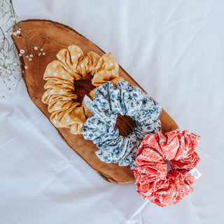 Alice in Wonderland Cotton Scrunchie