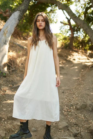 Solid Linen Dress