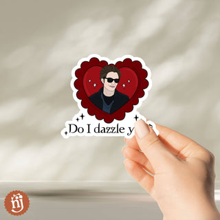 Twilight Inspired Edward Do I Dazzle You? Sticker