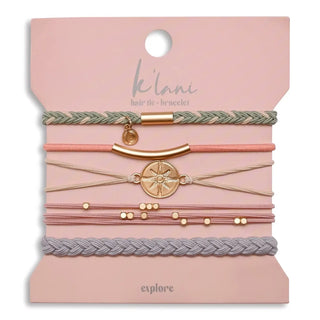 Explore Hair Tie Bracelet Set