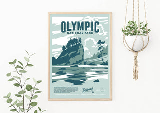 Olympic National Park - 12x16 Poster