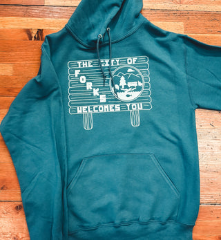 City of Forks Welcome Sketch Hoodie