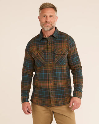 Men's Plaid Burnside Doublebrushed Flannel Shirt