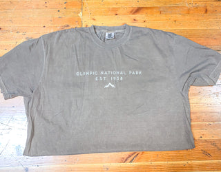 Olympic National Park EST 1938 Embroidered Short Sleeve Tee