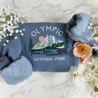 Olympic National Park Embroidered Sweatshirt :