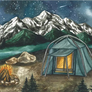 Camping in Pacific Northwest National Park Puzzle Gift