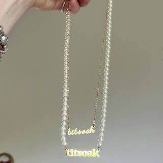 Titsoak Necklace - pearl version