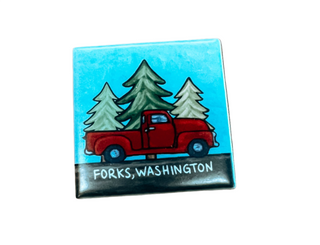 Red Truck Magnet