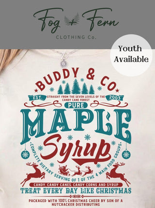 Buddy’s Maple Syrup Design