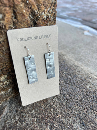 Metal Birch Earrings