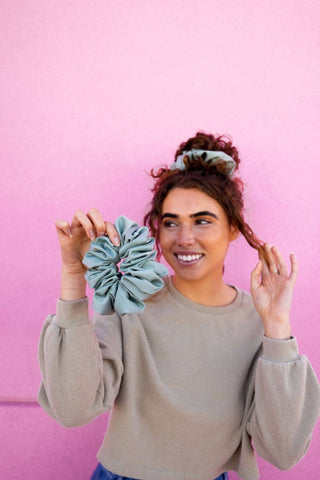 Eucalyptus Jumbo Scrunchie