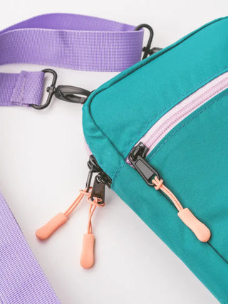 Crossbody Bag | Teal/Lavender