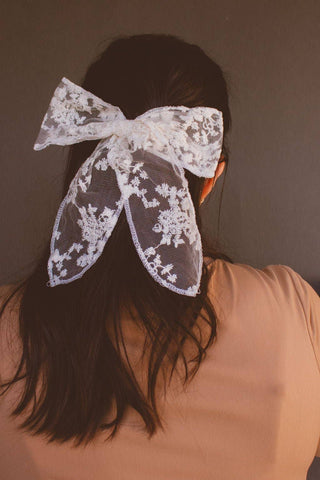 Martha Bow Barrette: Cream