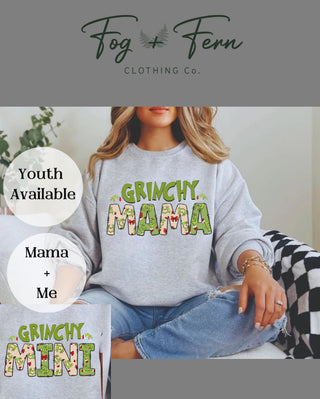 Grinchy Mama + Mini Design