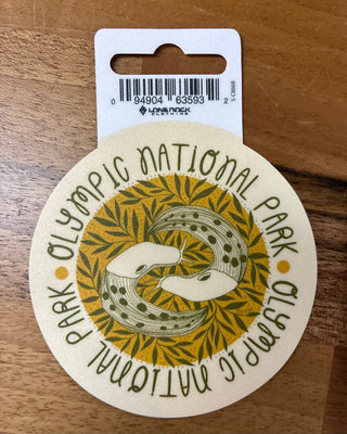 Olympic National Park Banana Slug Sticker
