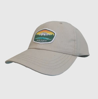 Mt. Rainier National Park Dad Hat- Khaki