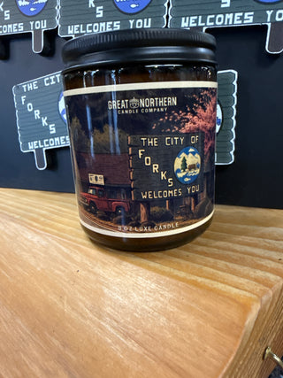 City of Forks 8 oz Eco Lux Candle