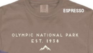 Olympic National Park EST 1938 Embroidered Short Sleeve Tee