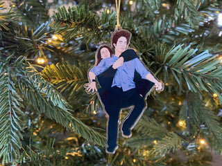 Twilight Christmas Ornament - Hold on Tight, Spider Monkey