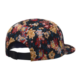 HatPhile Jacquard Floral 5-Panel Hat – Floral Pattern in Camp Cap Style