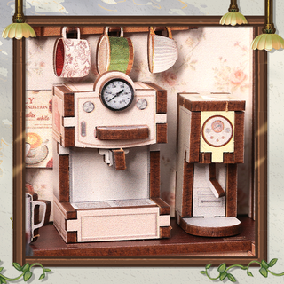 DIY Book Nook Kit: Sunny Café