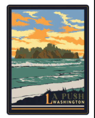 La Push, WA Oceanview Magnet