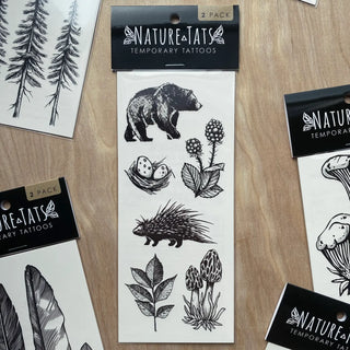 Forest Forage Temporary Tattoo- 1 pack