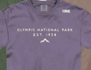 Olympic National Park EST 1938 Embroidered Short Sleeve Tee