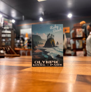 Ruby Beach Olympic National Park Magnet