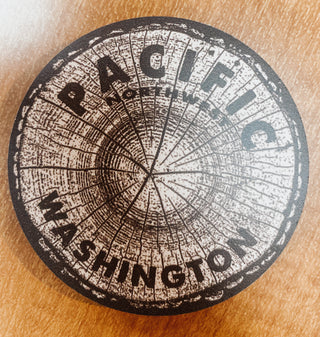 Pacific Northwest Wood Grain WA Magnet