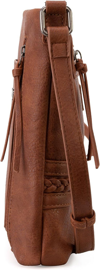 Wrangler Crossbody Bag- Brown