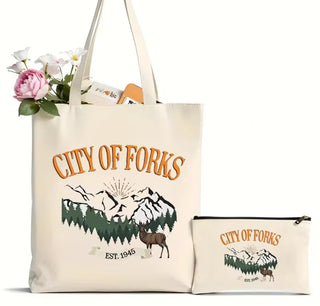 City of Forks Mountain Design Tote