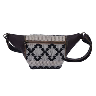 Upcycled Canvas & Leather Women's Virido Fanny Pack