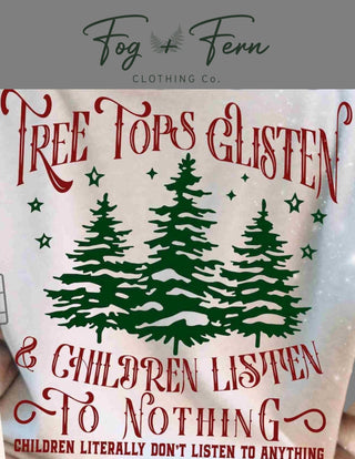 Tree Tops Glisten Tree Design