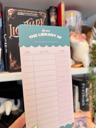 Book Rating Paper Bookmark: Green