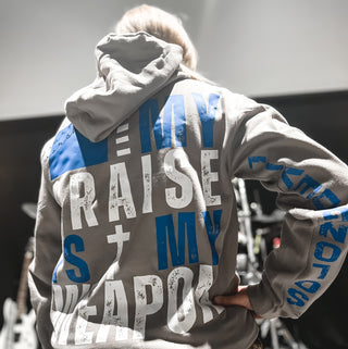 My Praise Is My Weapon (SLD) Hoodie- Journey Worship