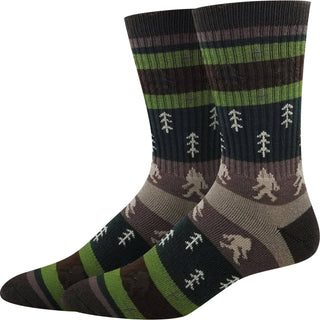 BIGFOOT STRIPE SOCKS: Green